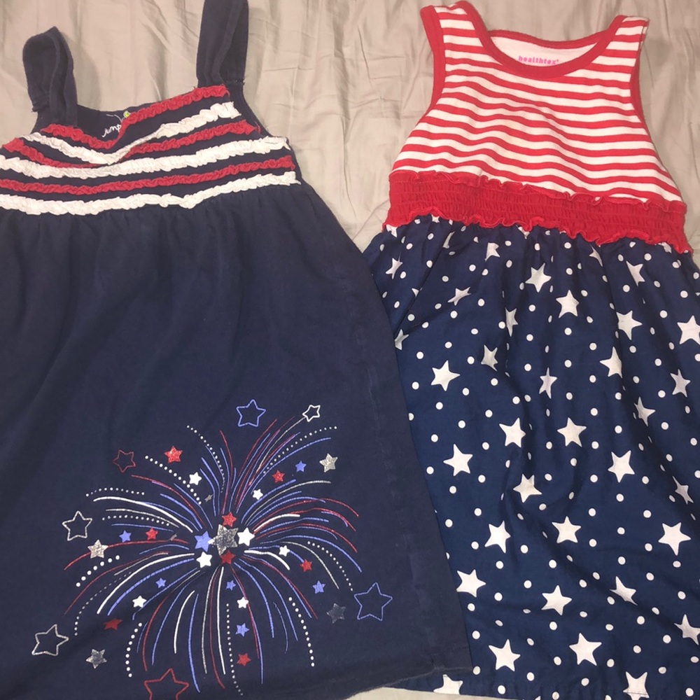Patriotic 4th of July Dresses fireworks 💥